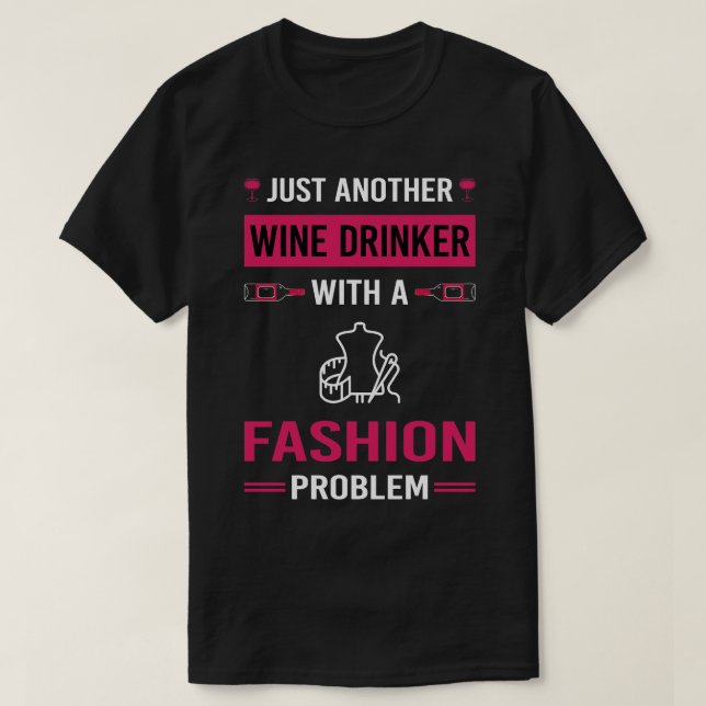 Camiseta Moda de Bebê de Vinho (Frente do Design)