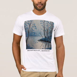 Camiseta Moda de Brincadeira do Pé-Grande Engraçado