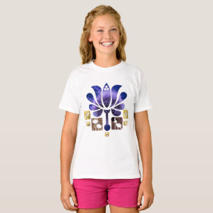 Camiseta Moda de flor desagradável