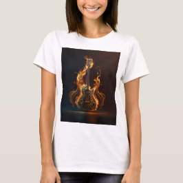 Camiseta moda de guitarra guitarrista, tatuagem