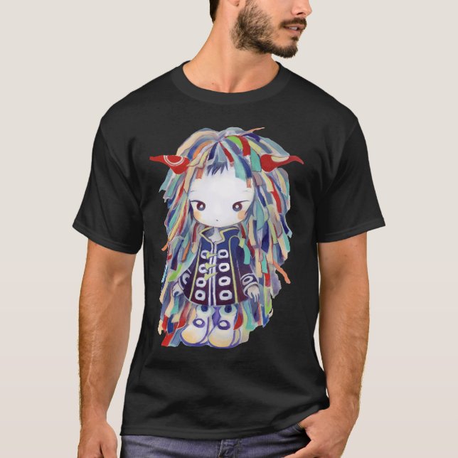 Camiseta Moda de Música do Japão de Animação do Kikuo (Frente)