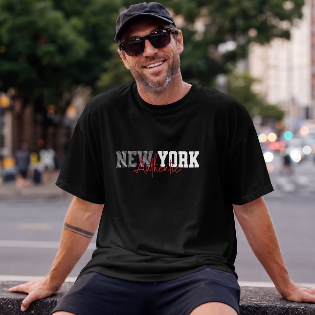 Camiseta Moda de Rua Autêntica de Nova York (Criador carregado)