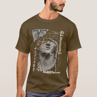 Camiseta Moda de rua Presa em Pensamentos | Gráfico Estétic