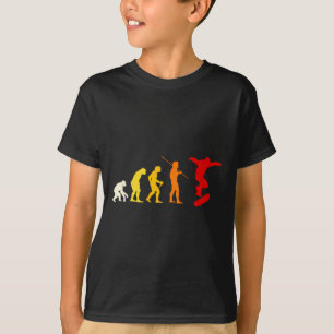 Camiseta Moda de Skate Presente de Skatista Adolescente Rou