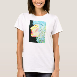 Camiseta Moda do estilo de cor