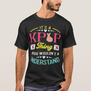 Camiseta Moda do Pop K para os fãs da coreia K Drama e Merc