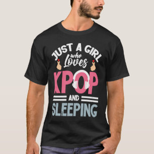 Camiseta Moda do Pop K para os fãs do Pop K Drama e K corea