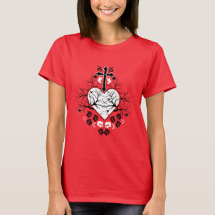Camiseta Moda do tronco Posto do gótico