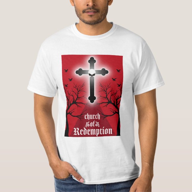 Camiseta Moda do tronco Posto do gótico (Frente)