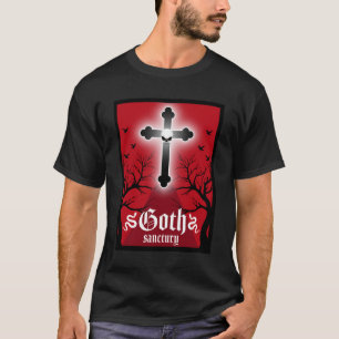 Camiseta Moda do tronco Posto do gótico