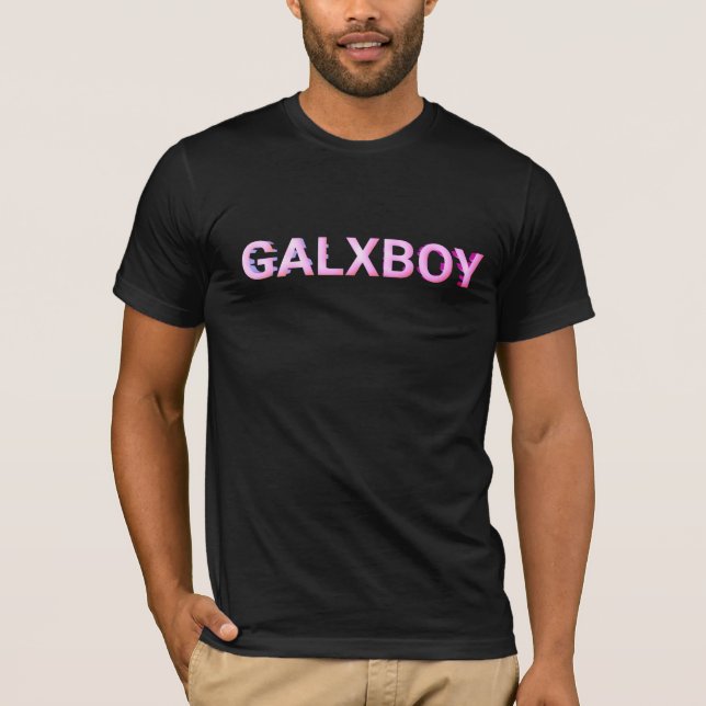 Camiseta Moda dos Rapazes Galáxicos (Frente)