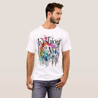 Camiseta "Moda é Arte 🎨 👠 | Uma fusão de estilo e criativ