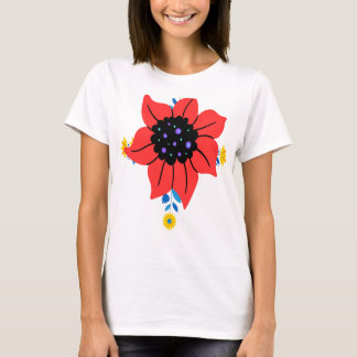 Camiseta Moda feminina >camisa de flores