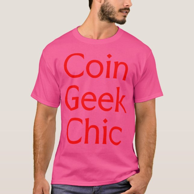 Camiseta Moda Geek de Moedas Coleção de Moedas (Frente)