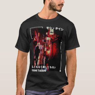 Camiseta Moda Gráfica Estética Retro Streetwear Japonesa