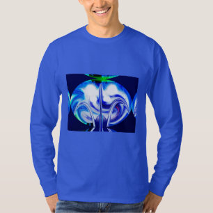 Camiseta Moda inteligente azul trendy oceano