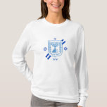 Camiseta Moda israelense elegante T-Shirt e bandeira israel<br><div class="desc">T-Shirt: Israel Elegante ocupa o topo da moda e a bandeira israelita com texto/nome personalizado hebraico - ama o meu país,  patriotas/fãs desportivos</div>