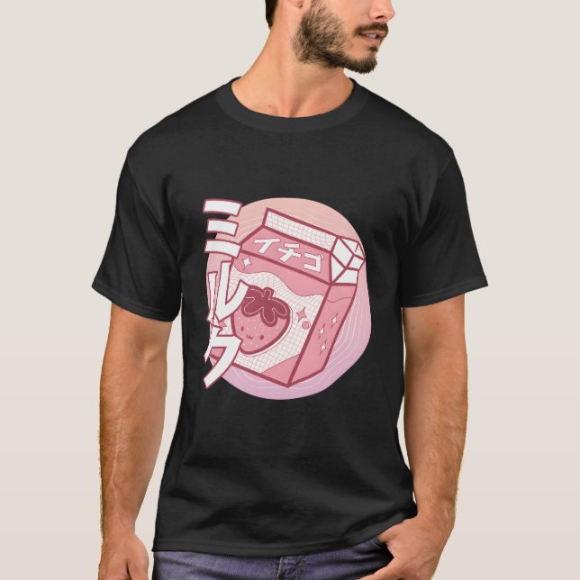Camiseta Moda Japonesa Soft Grunge Kawaii Pastel Goth (Frente)