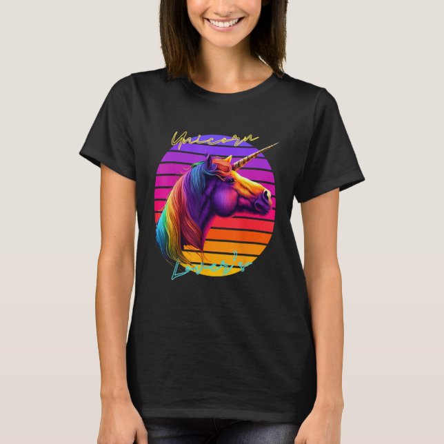 Camiseta Moda LGBT Unicorn (Frente)