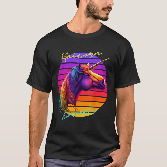 Camiseta Moda LGBT Unicorn (Frente)