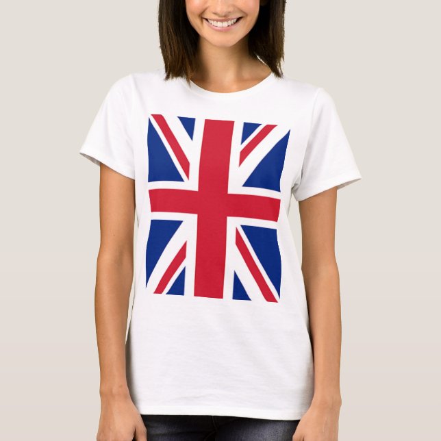 Camiseta moda londres de bandeira do sindicato legal (Frente)