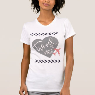 Camiseta Moda, Mulher, Senhoras, Viagem Tshirt.