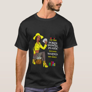 Camiseta Moda Poker jogador jogos de cartas cassino Melani
