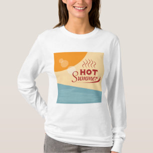 Camiseta Moda Vintage Retro Verão Quente