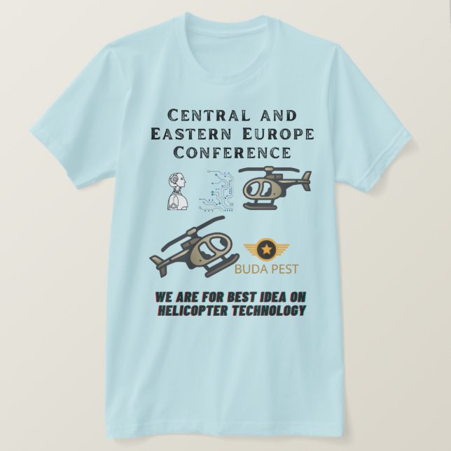 Camiseta Model T-shirt Helicopter Summit (Frente do Design)