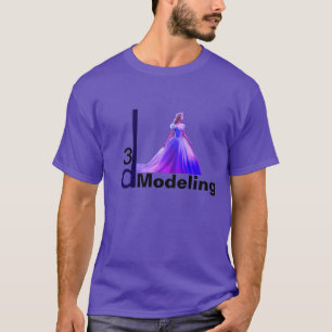 Camiseta Modelagem Bela Cinderela 3D -