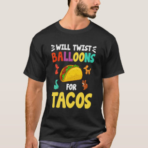 Camiseta Modelagem de Balões Balões de Formato Animal Balõ