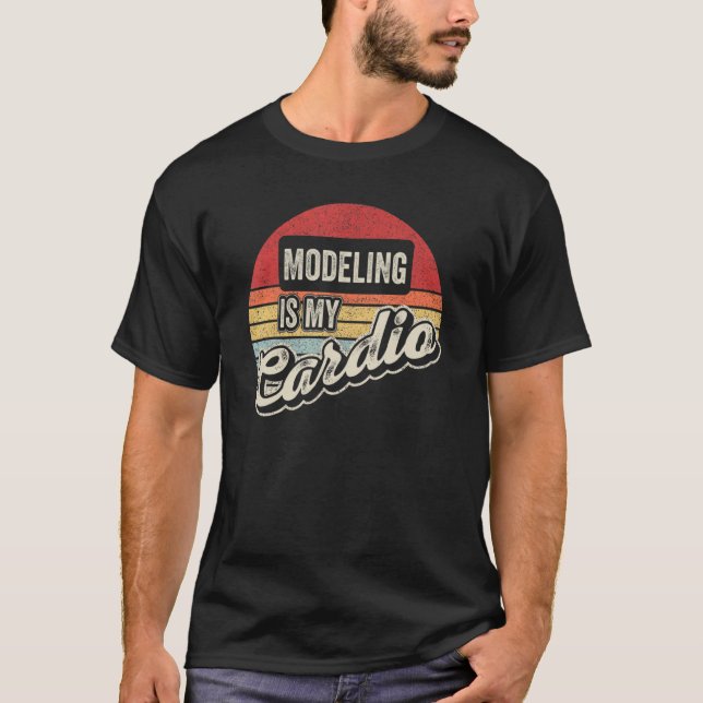 Camiseta Modelagem é a minha modelagem retrorreflectora da  (Frente)