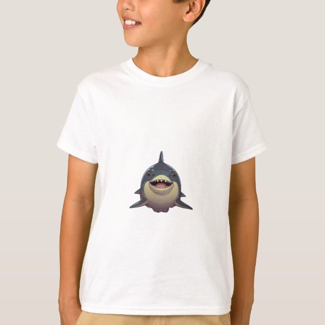 Camiseta Modelo 44, Cartoon-Impressão de-saia-vibrante: Na  (Frente)