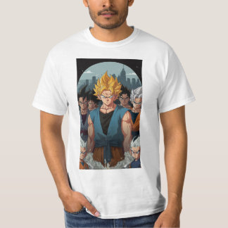 Camiseta Modelo 61, Cartoon-Impressão de-saia-vibrante: Na