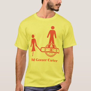 Camiseta Modelo básico velho do t-shirt de Carter R do