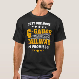 Camiseta Modelo Caminho-de-Ferro de Grande Escala G Escala 