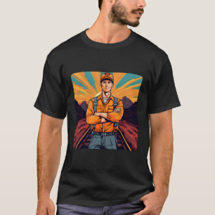 Camiseta Modelo Caminho de ferro Modelo