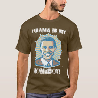 Camiseta Modelo customizável - Obama é meu ficar em casa