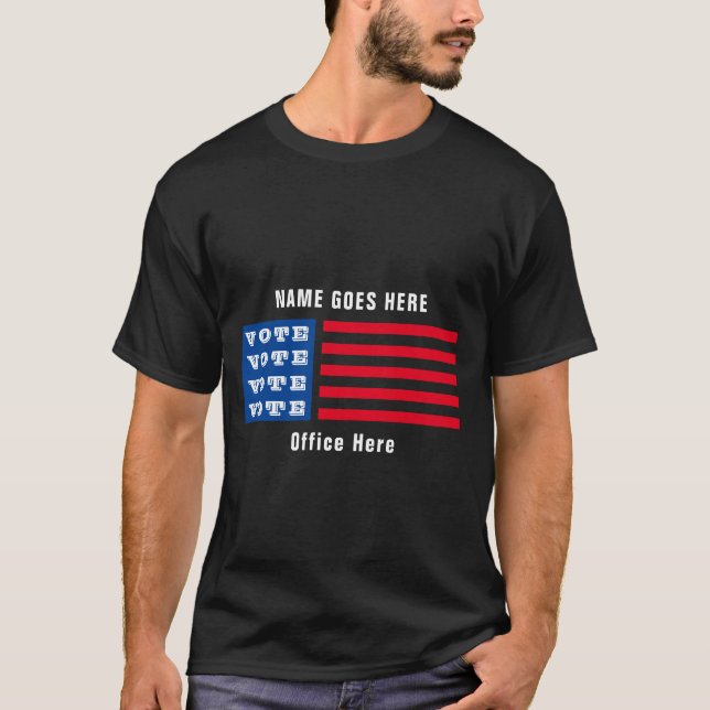 Camiseta Modelo de Campanha para Eleições (Frente)