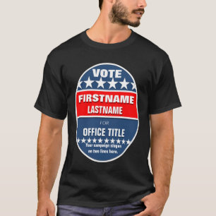 Camiseta Modelo de Campanha Personalizada