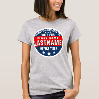 Camiseta Modelo de Campanha Personalizada
