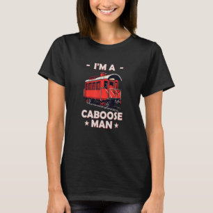 Camiseta Modelo de Carro-Comboio Caboose Ferroequinolo