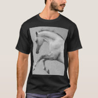 Modelo de Cavalo de Curva Animal Hume Negro Modern