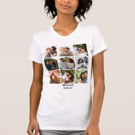 Camiseta Modelo de Colagem de Fotos 9 Personalizada para Ca