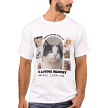 Modelo de Colagem de Fotos de Memorial de Gato 7 T