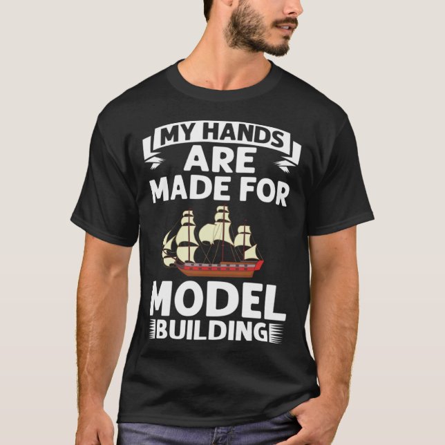 Camiseta Modelo de construtor de automóveis Kit de construt (Frente)