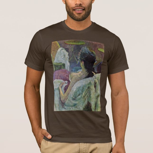 Camiseta Modelo de descanso por Toulouse-Lautrec Henri De (Frente)