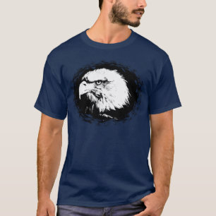 Camiseta Modelo de Eagle Head Elegante Animal Personalizado