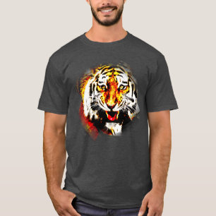 Camiseta Modelo de Elegante Moderno de Heather Tiger