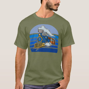 Camiseta Modelo de Engenheiro de Estrada de Ferro do Comboi